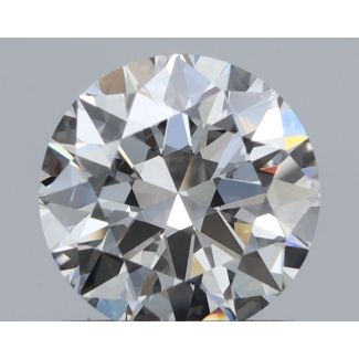 1.07 Carat Round H VVS1 EX GIA Natural Diamond