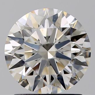 1.31 Carat Round J VS2 EX GIA Natural Diamond