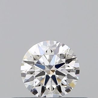 0.32 Carat Round G VVS2 EX VG GIA Natural Diamond