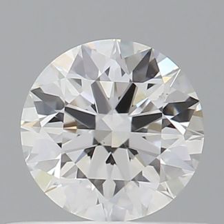 0.5 Carat Round E VS2 EX GIA Natural Diamond