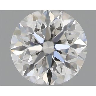 0.50 Carat Round F VS2 VG EX GIA Natural Diamond