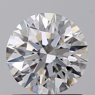 0.95 Carat Round E VVS2 EX GIA Natural Diamond