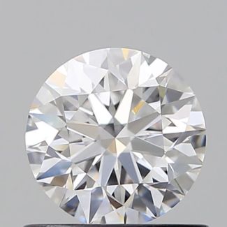 0.64 Carat Round D VVS1 EX GIA Natural Diamond