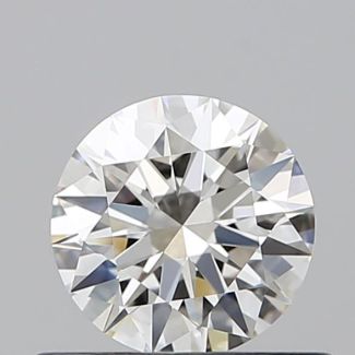 0.5 Carat Round H IF EX GIA Natural Diamond