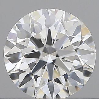 0.5 Carat Round D VS1 EX GIA Natural Diamond