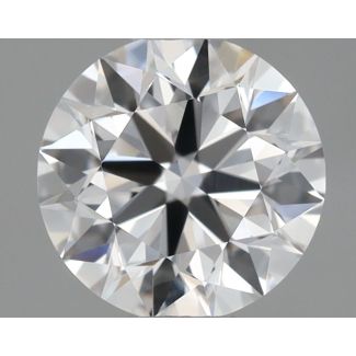 0.64 Carat Round D VVS1 EX GIA Natural Diamond