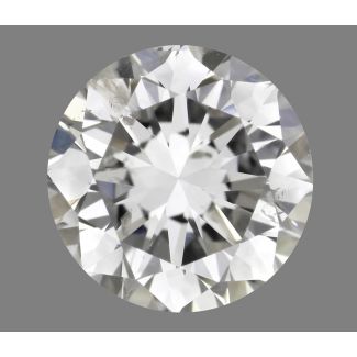 1.00 Carat Round H I1 G EX VG GIA Natural Diamond