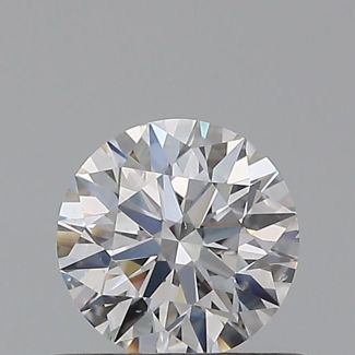 0.5 Carat Round D SI1 EX GIA Natural Diamond