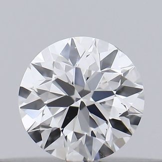 0.18 Carat Round E VS2 EX VG GIA Natural Diamond