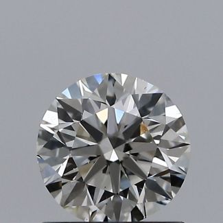 0.70 Carat Round I VS2 EX VG GIA Natural Diamond