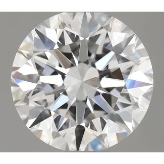 0.64 Carat Round F IF EX GIA Natural Diamond