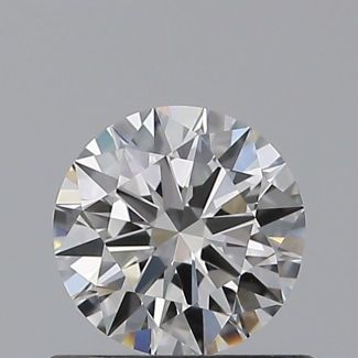 0.52 Carat Round G VS1 EX GIA Natural Diamond