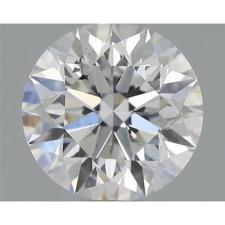 0.70 Carat Round D SI1 EX VG GIA Natural Diamond