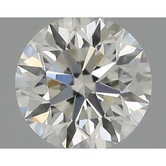 0.32 Carat Round F VS1 EX IGI Natural Diamond