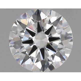 0.55 Carat Round E VS1 EX GIA Natural Diamond