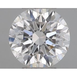 0.35 Carat Round D SI1 EX GIA Natural Diamond