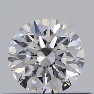 0.36 Carat Round D VS2 EX GIA Natural Diamond