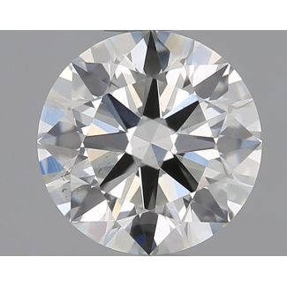 0.9 Carat Round H SI1 EX IGI Natural Diamond