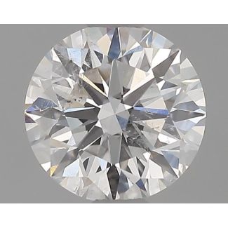 0.72 Carat Round D SI2 EX GIA Natural Diamond