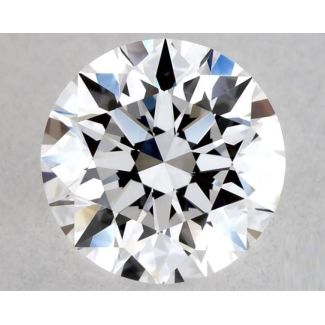 0.5 Carat Round D VVS1 EX GIA Natural Diamond