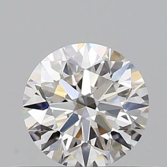 0.5 Carat Round H VS1 EX GIA Natural Diamond