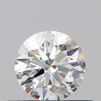 0.4 Carat Round F VS2 EX GIA Natural Diamond