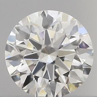 0.40 Carat Round F VS2 EX VG GIA Natural Diamond