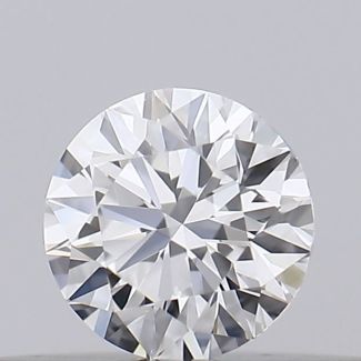 0.18 Carat Round F VVS1 EX GIA Natural Diamond