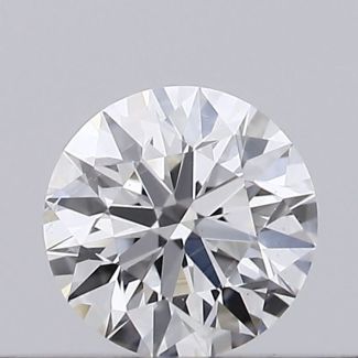 0.18 Carat Round F SI1 EX GIA Natural Diamond