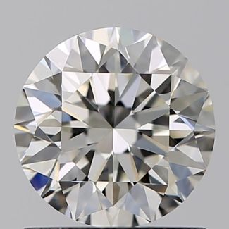 0.90 Carat Round I VVS1 VG EX GIA Natural Diamond