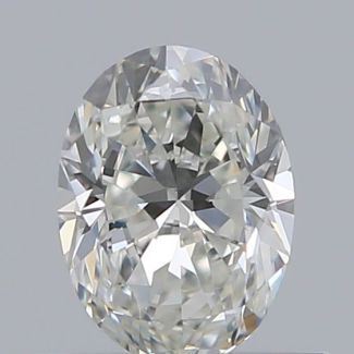 0.40 Carat Oval I VVS1 - VG GIA Natural Diamond