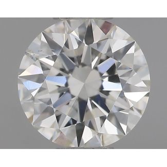 0.71 Carat Round H VS2 EX VG GIA Natural Diamond