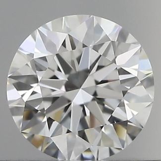 0.54 Carat Round E VVS2 EX GIA Natural Diamond