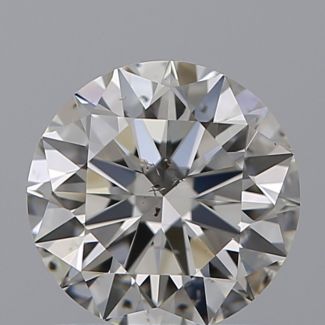 1.00 Carat Round I SI2 VG EX GIA Natural Diamond