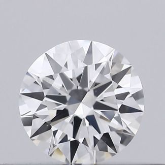 0.23 Carat Round E VVS1 EX GIA Natural Diamond