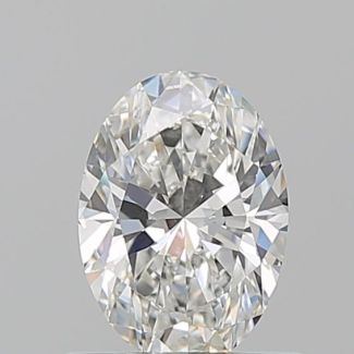 0.72 Carat Oval F VVS2 - VG EX GIA Natural Diamond