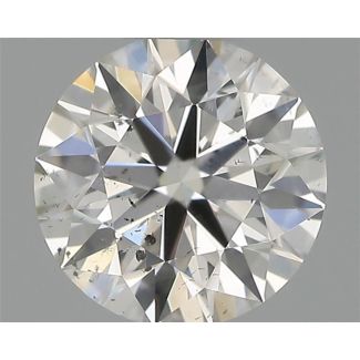 0.40 Carat Round G SI1 EX GIA Natural Diamond