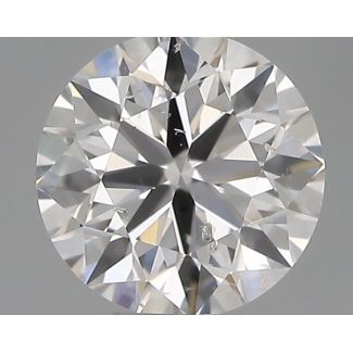 0.30 Carat Round F SI2 VG EX GIA Natural Diamond