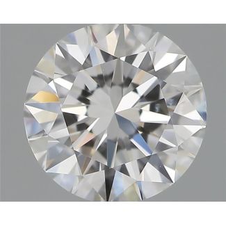 0.50 Carat Round E SI1 EX GIA Natural Diamond