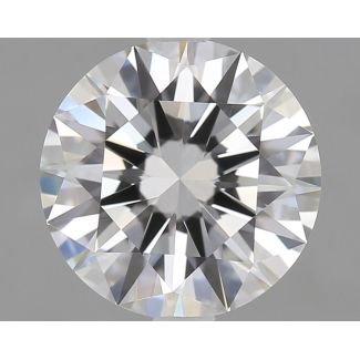 1.07 Carat Round F VVS2 EX GIA Natural Diamond