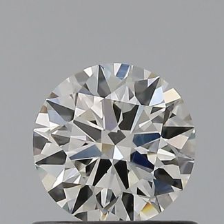 0.61 Carat Round G VVS2 EX IGI Natural Diamond