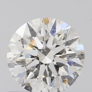 0.7 Carat Round H SI1 EX GIA Natural Diamond