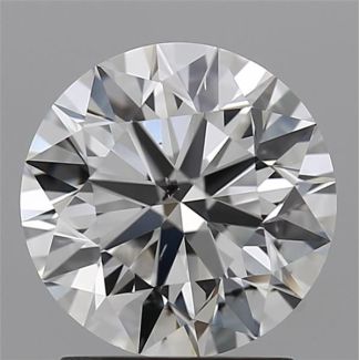 2.0 Carat Round F SI2 EX GIA Natural Diamond