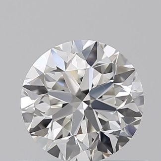 0.50 Carat Round H VS2 G EX VG GIA Natural Diamond