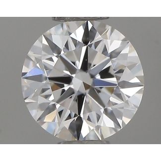 0.46 Carat Round H VS1 VG EX GIA Natural Diamond