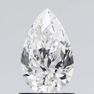 1.0 Carat Pear D SI1 - EX GIA Natural Diamond