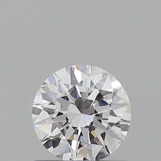 0.61 Carat Round E VVS1 EX GIA Natural Diamond