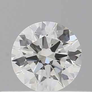 0.33 Carat Round F IF EX GIA Natural Diamond