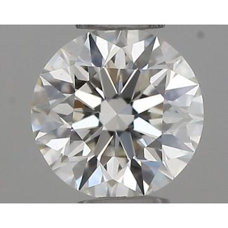 0.31 Carat Round H VVS2 EX IGI Natural Diamond