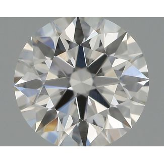 0.53 Carat Round G VS1 EX IGI Natural Diamond